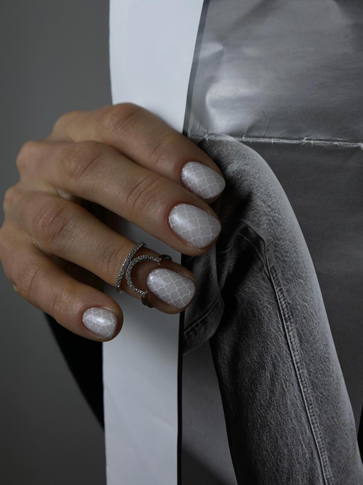 Clean Russian manicure with almond shape – Kristi J Nails LA